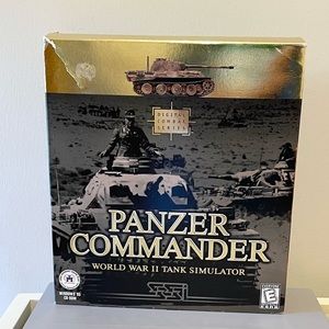 Vintage Panzer Commander WWII simulation PC game